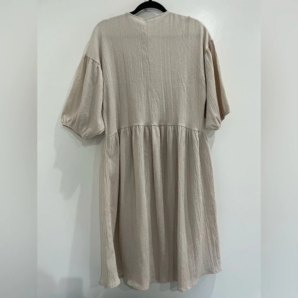 ZARA Voluminous textured weave dress - Picture 7 of 10